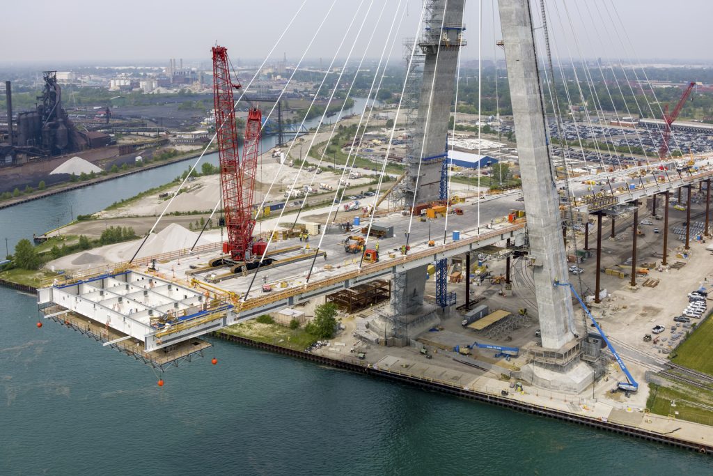 Time lapse of the Gordie Howe International Bridge Project